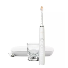 Щетка зубная электр. Philips, Sonicare DiamondClean 9000 Series, 62т. колеб/мин, насадок-1, футляр, Bluetooth, белый