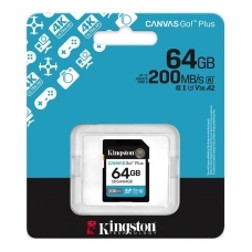 Карта памяти Kingston SD 64GB C10 UHS-I U3 V30 R200MB/s