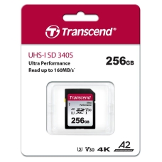 Карта памяти Transcend SD 256GB C10 UHS-I U3 A2 R160/W90MB/s 4K