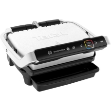 Гриль Tefal прижимной OptiGrill Elite 2000Вт, темп. режимов-15, съемные пластины, металл