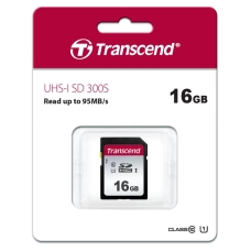 Карта пам'яті Transcend SD 16GB C10 UHS-I R95/W10MB/s