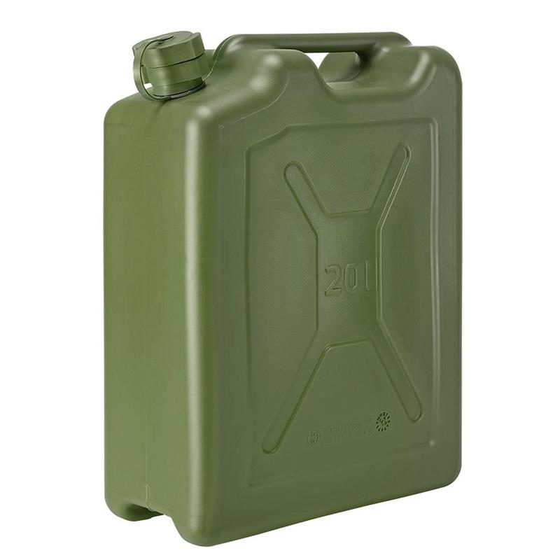 Neo Tools Pressol 20L Fuel Can, Primary HDPE Plastic, Military-Grade, Durable, Flexible Spout, 1.45kg, Olive