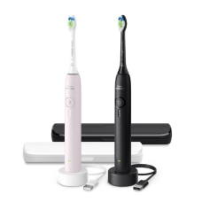 Щетка зубная электр. Philips, Sonicare 3100 series, набор, 2шт в наборе, черный, розовый