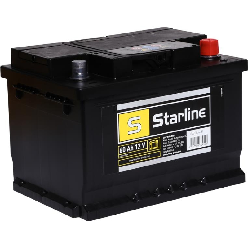 Аккумулятор Starline 12В 60А·ч 540А R+ (BA SL 60P)