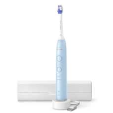 Щетка зубная электр. Philips, Sonicare 6100 Series, 62т. колебаний/мин, насадок-1, футляр, голубой