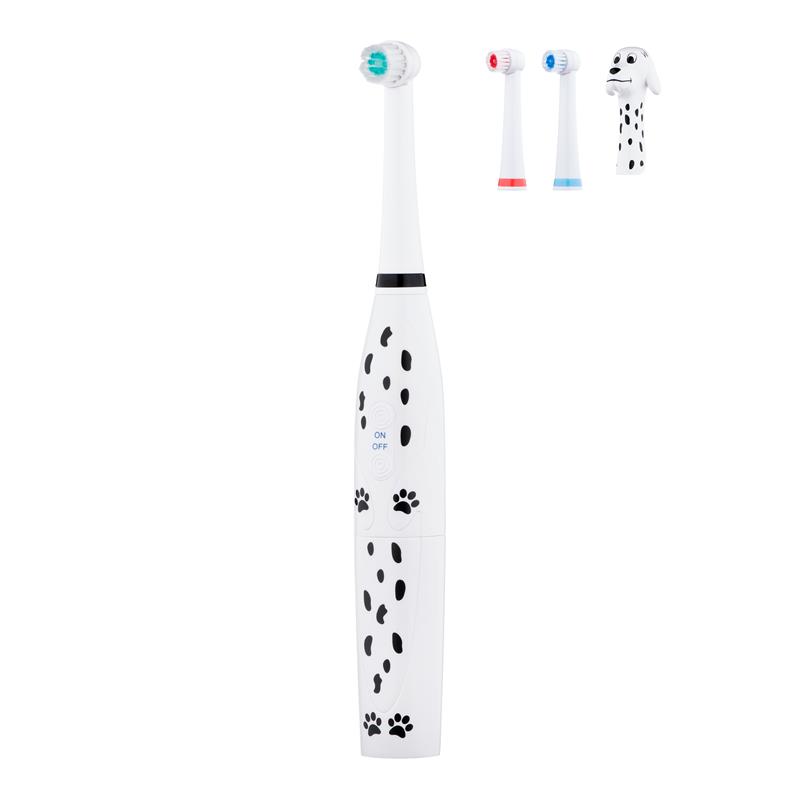 Electric toothbrush ARDESTO, ETB-003DOG, for children, 8.8k oscillations/min, 3 nozzles, IPX6, white