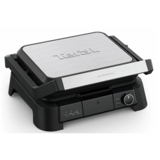 Гриль Tefal прижимной SuperGrill 4в1 2000Вт, темп. режимов-3, съемные пластины, металл