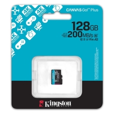 Карта памяти Kingston microSD 128GB C10 UHS-I U3 A2 V30 R200/W100MB/s