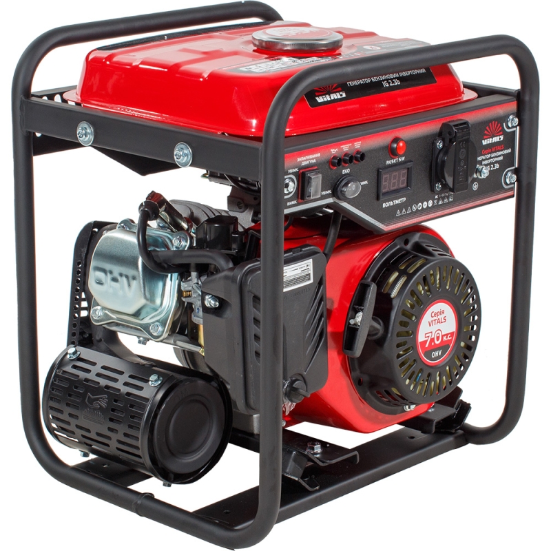 Inverter Gasoline Generator Vitals IG 2.3b 230V, 2.3/2.5kW, Manual Starter, 21.5kg