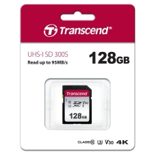 Transcend SD 128GB C10 UHS-I R100/W25MB/s Memory Card