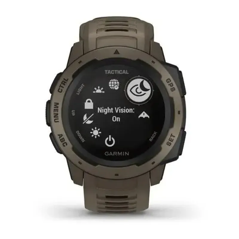 Смарт-годинник Garmin Instinct Tactical коричневий
