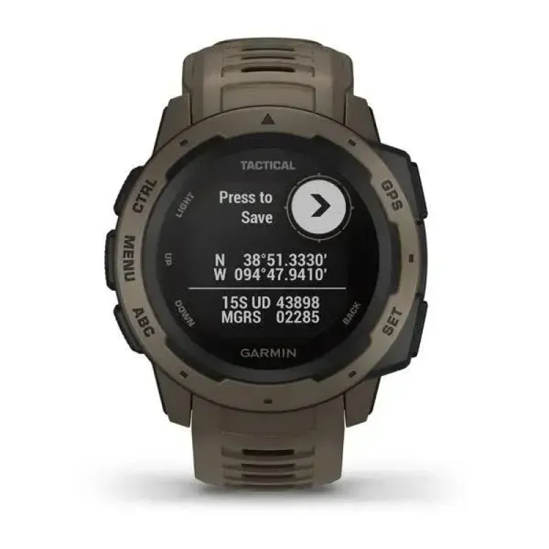 Смарт-годинник Garmin Instinct Tactical коричневий