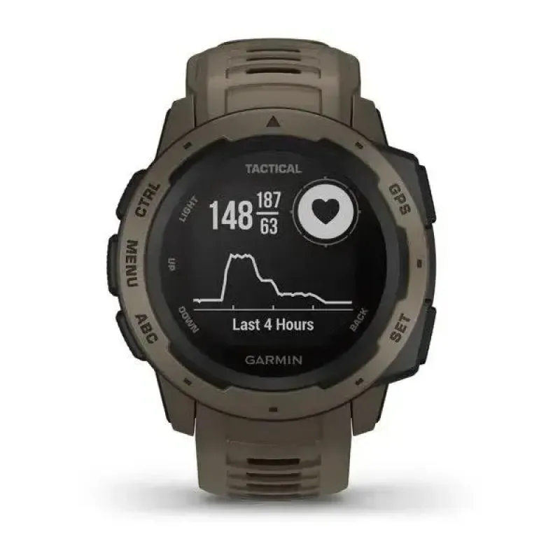 Смарт-годинник Garmin Instinct Tactical коричневий