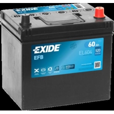 Акумулятор Exide Start-Stop 12В 60А·год 520А R+ (EL604)
