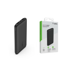 Аккумулятор портативный литий-ионный Power Bank Belkin 10000мА·ч, 15Вт, 2хUSB-A/USB-C, черный