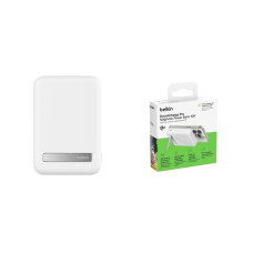 Аккумулятор портативный литий-ионный Power Bank Belkin 10000мА·ч, 15Вт, Magnetic Qi2, белый