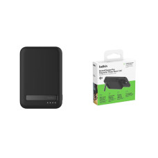Аккумулятор портативный литий-ионный Power Bank Belkin 10000мА·ч, 15Вт, Magnetic Qi2, черный