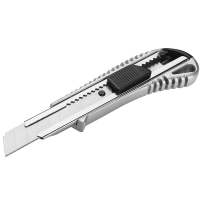 Tolsen Segmented Utility Knife, 18mm, Aluminum Body, 155mm