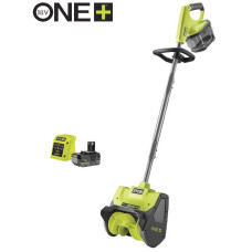Снігоприбирач акумуляторний Ryobi ONE+ RY18ST25A-140 18В акб 1х4А·год ширина 25см викид 6м глибина 15см 5.3кг