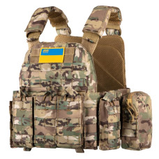 Плитоноска 2Е, Тип 5, з кишенями для бічного захисту, камуфляж