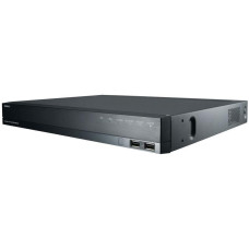 Відеореєстратор Hanwha QRN-1610S, 16ch, 2HDD, 16PoE, 8MP~CIF, P2P