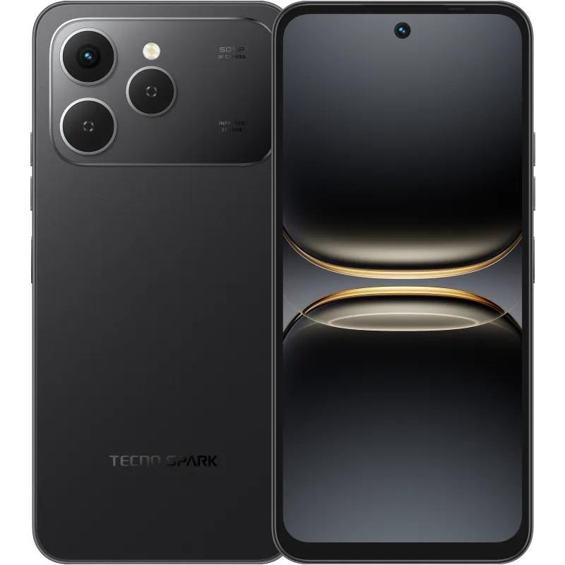 Smartphone TECNO Spark 40 (KM5n) 6.67" 8/256GB, 2SIM, 5200mAh, Ink Black