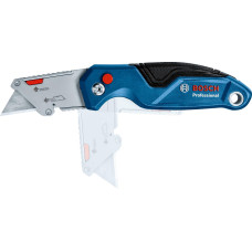Ніж будівельний трапецієподібний складаний Bosch Professional корпус пластик, 215мм