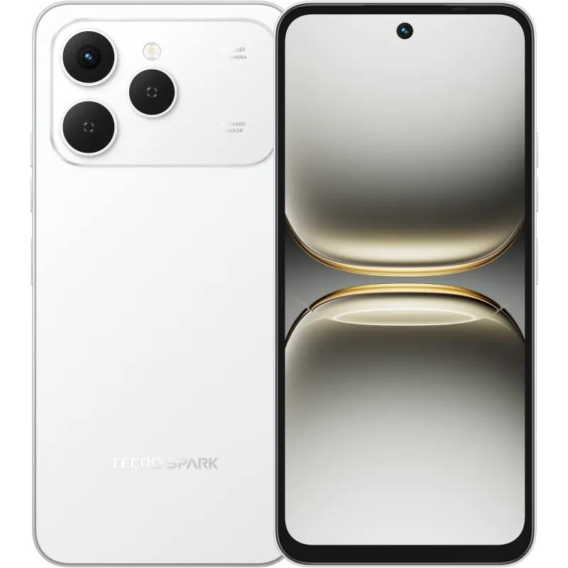 Smartphone TECNO Spark 40 (KM5n) 6.67" 8/256GB, 2SIM, 5200mAh, Veil White