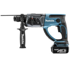 Перфоратор акумуляторний Makita DHR202RFJ SDS-plus LXT 18В акб 2x3А·год 2Дж 3.5кг