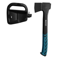 Konner&Sohnen KS CA950 Universal Axe, Fiberglass Handle, Rubberized PTFE Coating, 44.5cm, 950g