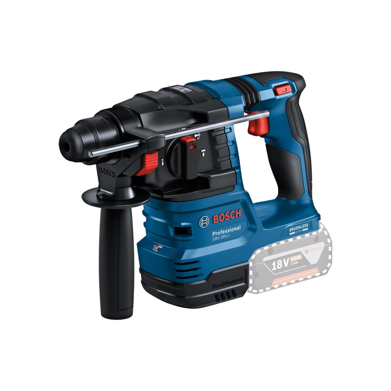 Перфоратор аккумуляторный Bosch Professional GBH 185-LI SDS-Plus 18В 1.9Дж 2.3кг без АКБ и ЗП