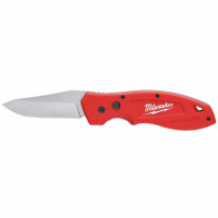 Milwaukee Fastback Folding Knife, 30mm Blade, Combo Handle