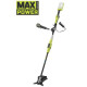 Ryobi Max Power RBC36B26B 36V Cordless Garden Trimmer 26cm Blade/30cm Line Vertebrae Harness 3.7kg (Battery and Charger Not Included)