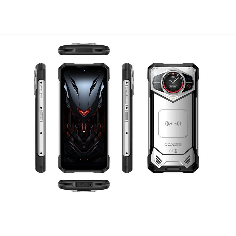 Смартфон Doogee S200 5G 6.72" 12/256ГБ, 2SIM, 10100мА•год, світло-сірий
