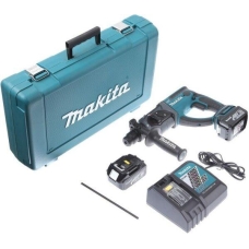 Перфоратор акумуляторний Makita DHR202RX4 SDS-plus LXT 18В акб 1.5+3А·год 2Дж 3.5кг