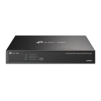IP Video Recorder TP-LINK VIGI NVR1008H-8MP, 8 PoE Channels, 2xUSB, H265+, 1xHDD, up to 16 TB, Black
