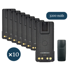 Акумулятор для рації Motorola DP4400/4600/4800, PMNN4409BR (3200 mAh), type-c – 10 шт. Premium