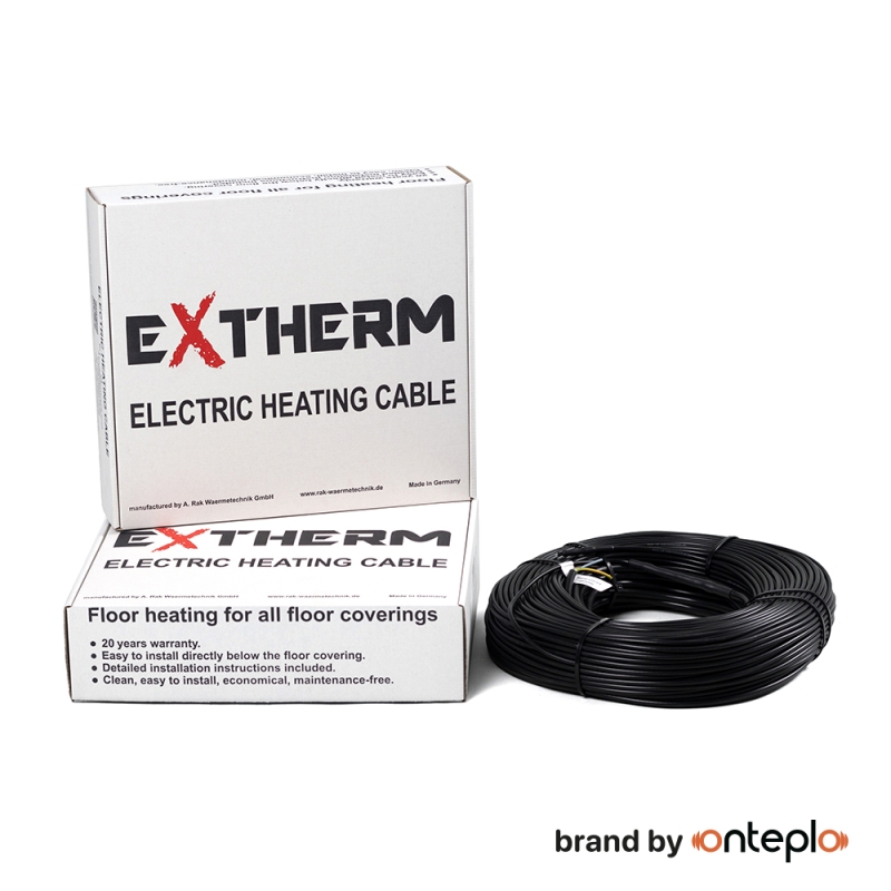 Нагрівальний кабель двожильний Extherm ETC ECO 20-1800, 90 м. пог.