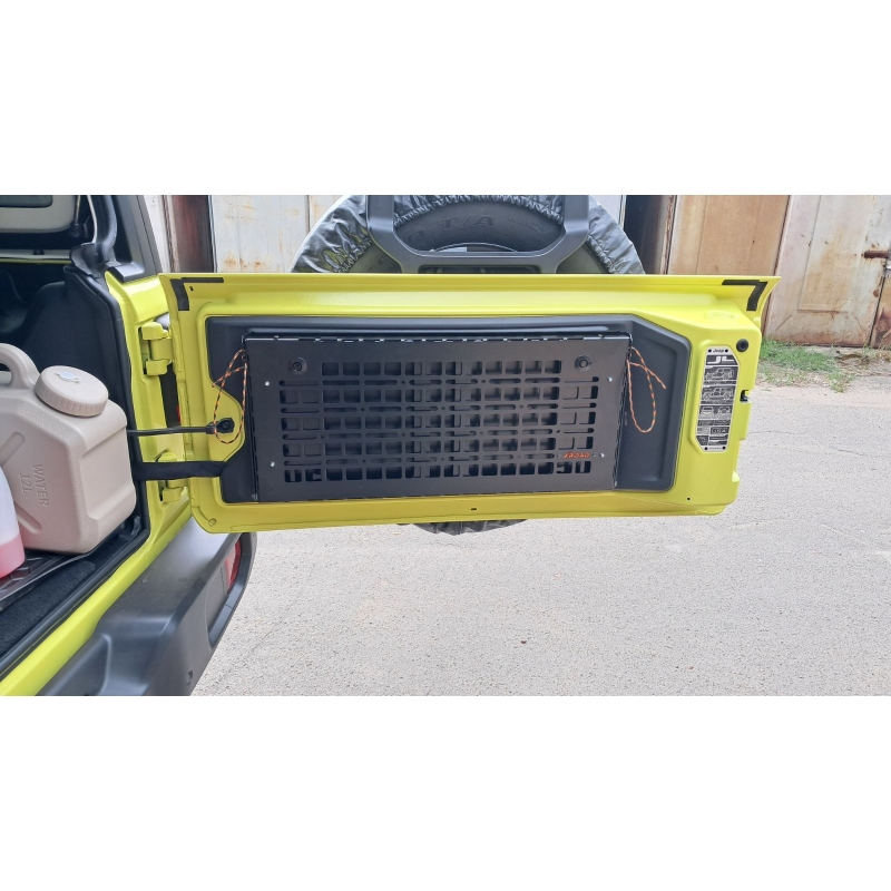 Відкидний експедиційний стіл на двері багажника Jeep Wrangler TJ — складний стіл MOLLE для кемпінгу та off-road