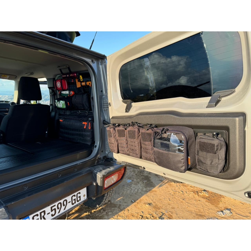 Органайзер молле на двері багажника Suzuki Jimny JB64/JB74 (2018+)