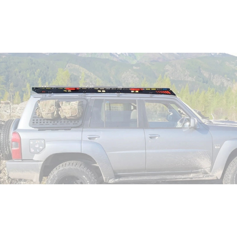Експедиційний багажник на дах із водостоком для Nissan Patrol Y61