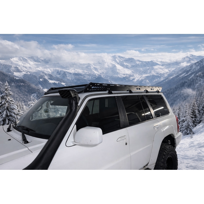 Експедиційний багажник на дах із водостоком для Nissan Patrol Y61