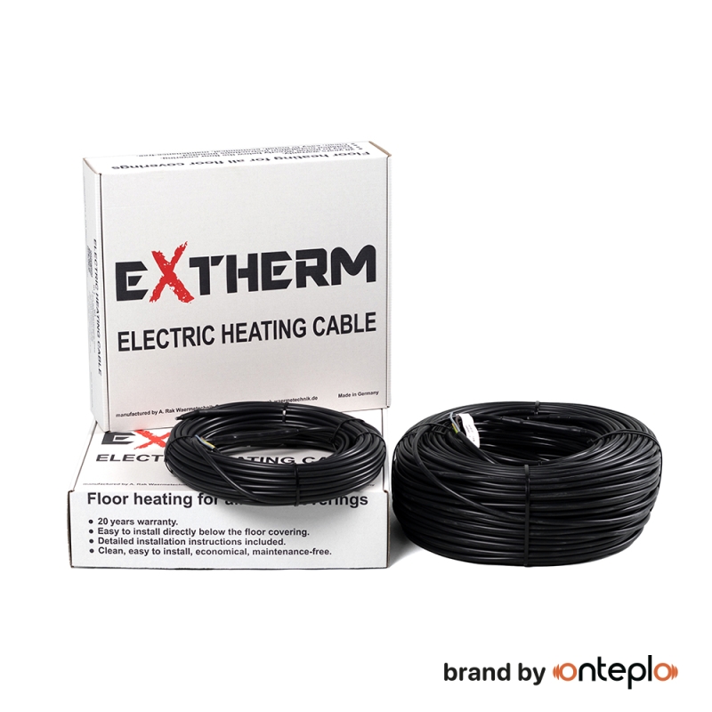 Нагрівальний кабель двожильний Extherm ETT ECO 30-2400, 80 м. пог.