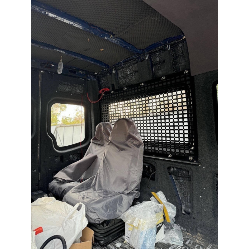 Модульна система зберігання Molle (Молле) для вікон багажника Volkswagen Crafter (2006-2011) - Ліва