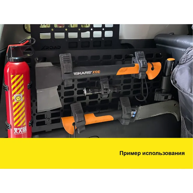 Відкидний експедиційний стіл на двері багажника Toyota Land Cruiser Prado 150 / Lexus GX460,короткий — складний стіл MOLLE для кемпінгу та off-road