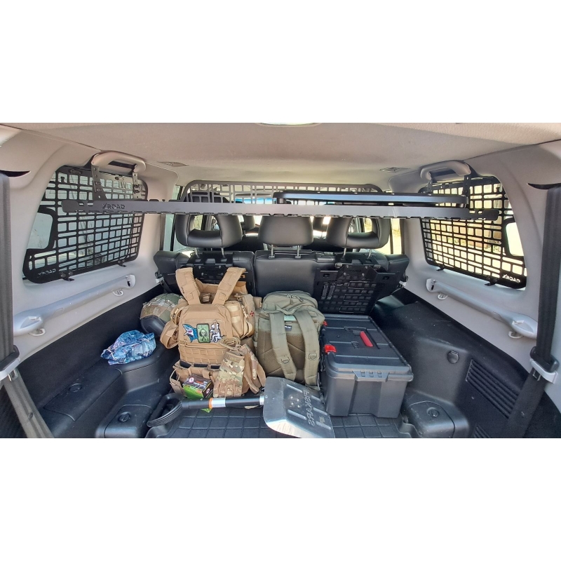 Модульна система зберігання Molle (Молле) для вікон багажника Mitsubishi Pajero 3