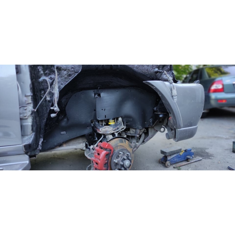 Комплект офроудних пильників моторного відсіку з набором кліпс для Mitsubishi Pajero Sport G1 (1998-2008)