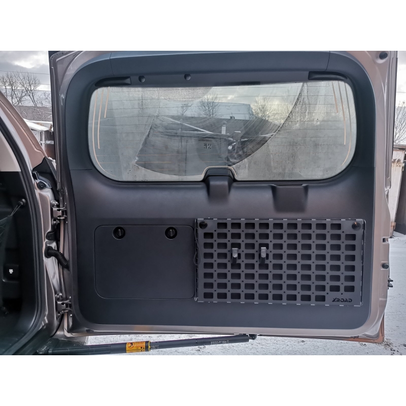 Відкидний експедиційний стіл на двері багажника Toyota Land Cruiser Prado 150 / Lexus GX460,короткий — складний стіл MOLLE для кемпінгу та off-road