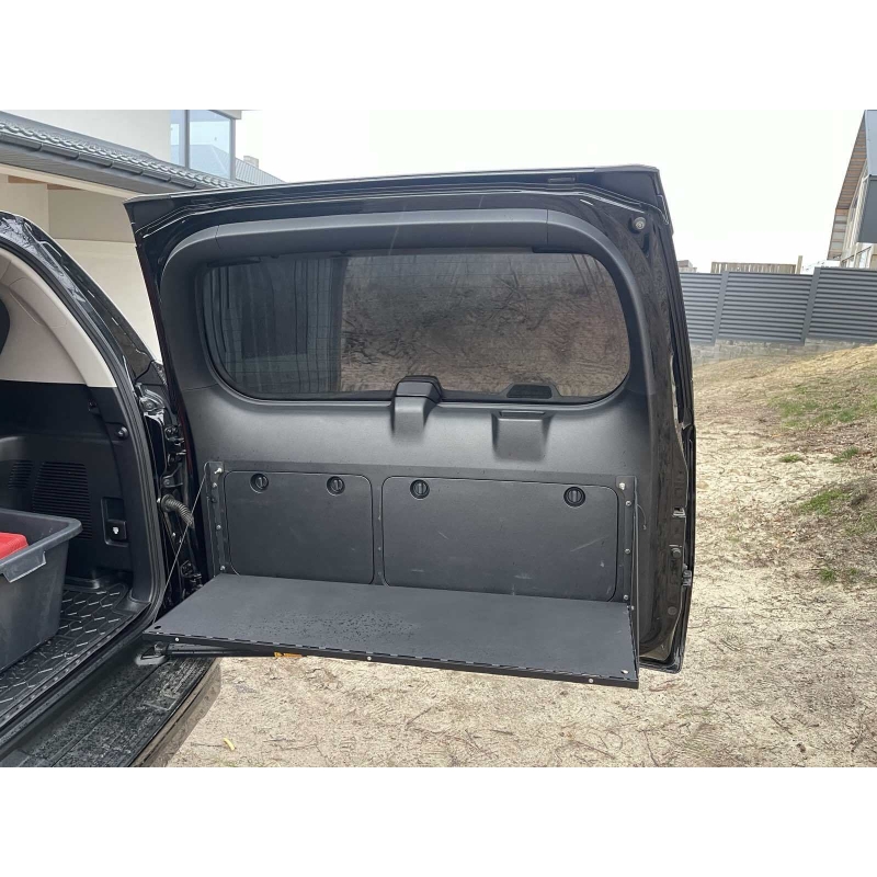 Відкидний експедиційний стіл на двері багажника Toyota Land Cruiser Prado 150 / Lexus GX 460 — складний стіл MOLLE для кемпінгу та off-road - Стаціонарний