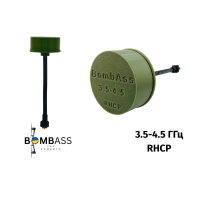 Clover antenna 3.5-4.5 GHz RHCP